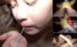 【不滅】X字に固められたOLは完全に他人棒に侵され寝取られる。固定されたまま他人棒を膣に挿入され、大量の精液を口の中で射精される