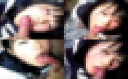 【期間限定販売】　無〇〇　完全顔出し　個人撮影　童〇素人シリーズ　地方〇〇県　本〇夏セーラー服コスでフェラ1