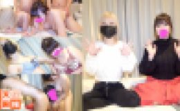 【4P乱交】【顔出しＷ中出し】驚異の人気を誇る「ウチの女性新人で元読モでダンサー」と「新顔！癒し系おっとりドスケベＦカップ」