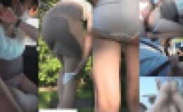 デリバリーヘルスで働く娘の友達と車でエッチ