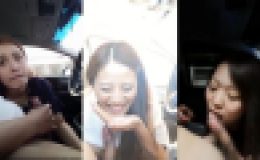 イオンの駐車場で車内フェラ（１１人）