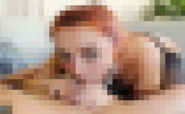 無修正、赤毛のケイティ・ローズがポルノ・ダンとセックスし、中出しされる